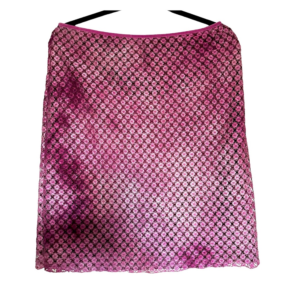 Vintage Lucky Brand Short Skirt Lace Sz M